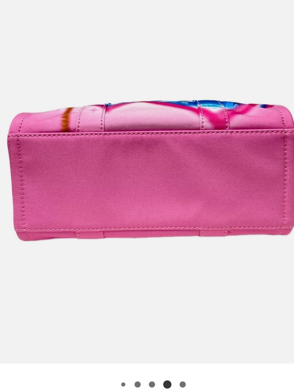 Marc Jacobs Pink Graphic City Tote with Black Strap - Picture 6 of 10